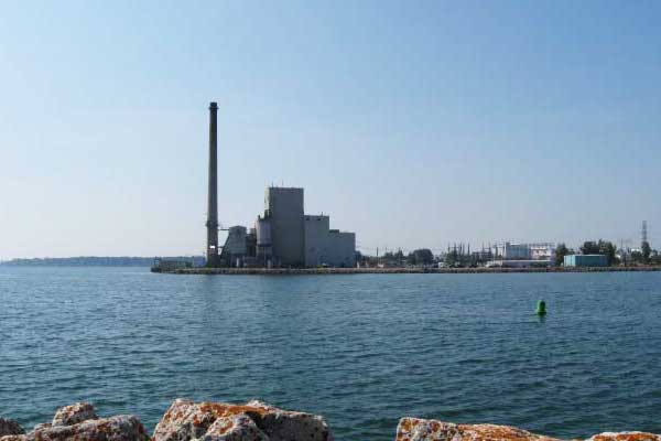 DTE Power Plant in Harbor Beach.